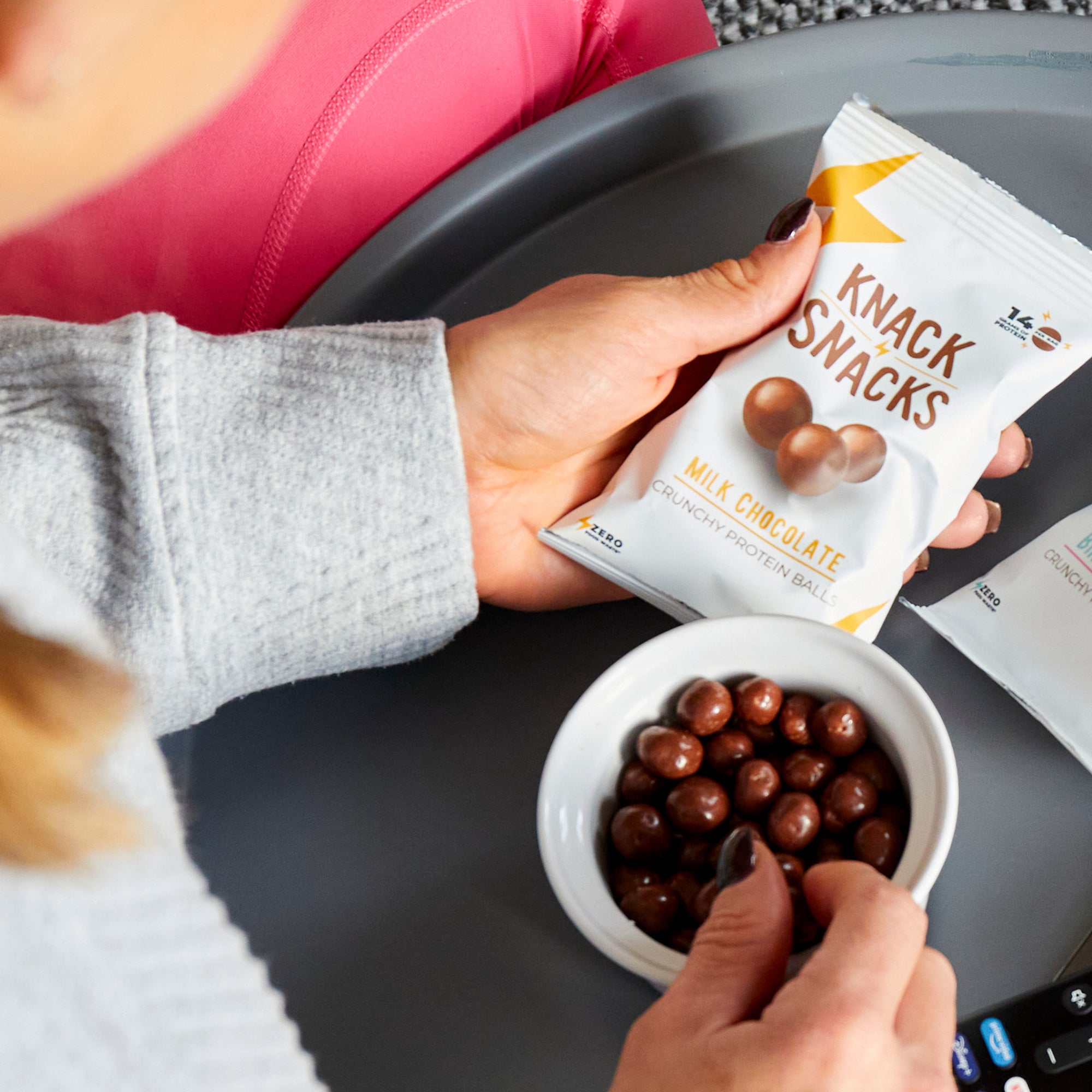 Milk Chocolate Crunchy Protein Balls (10 pack)